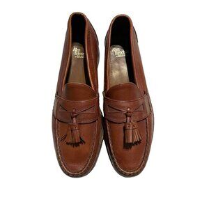 Allen Edmonds Mens Shoes Loafers Tassel Career Leather Tan Size13D